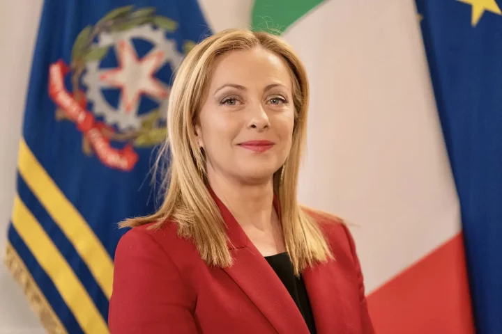 Official photo of Giorgia Meloni in 2023