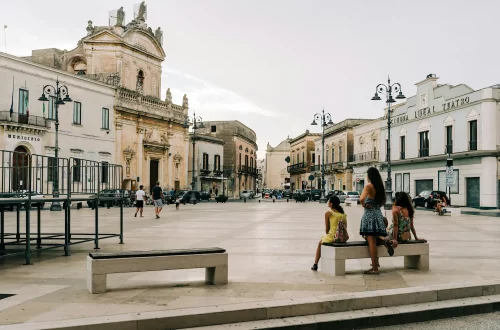 How to get italian citizenship by residence: Photo of the streets of Manduria, Province of Taranto, Italy